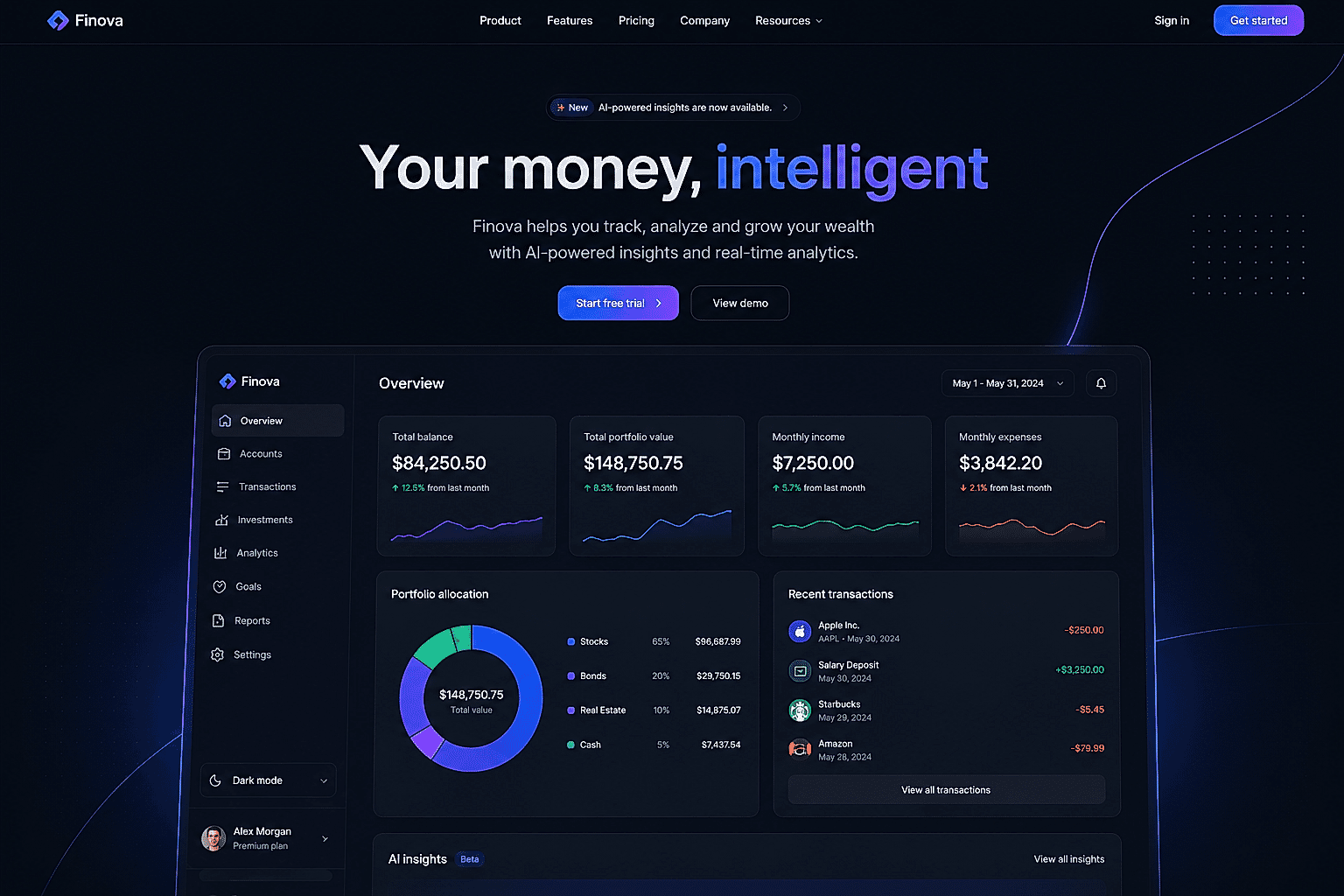 Digital & Agency — web design project 2