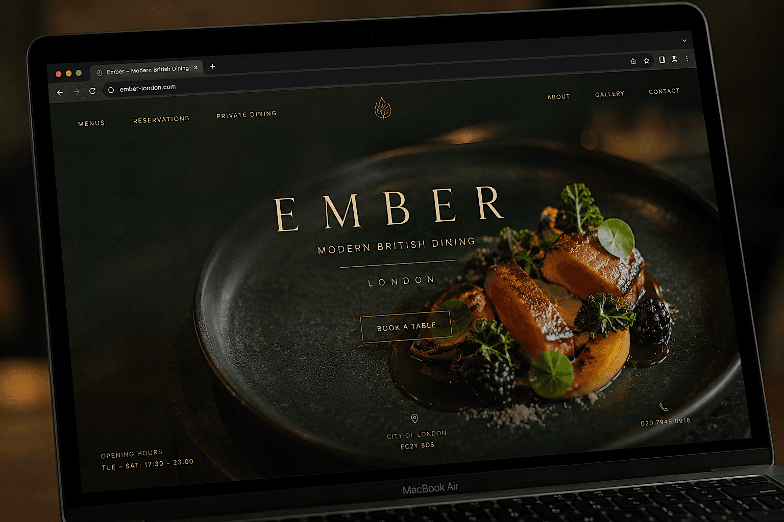 Hospitality & Property — web design project 2