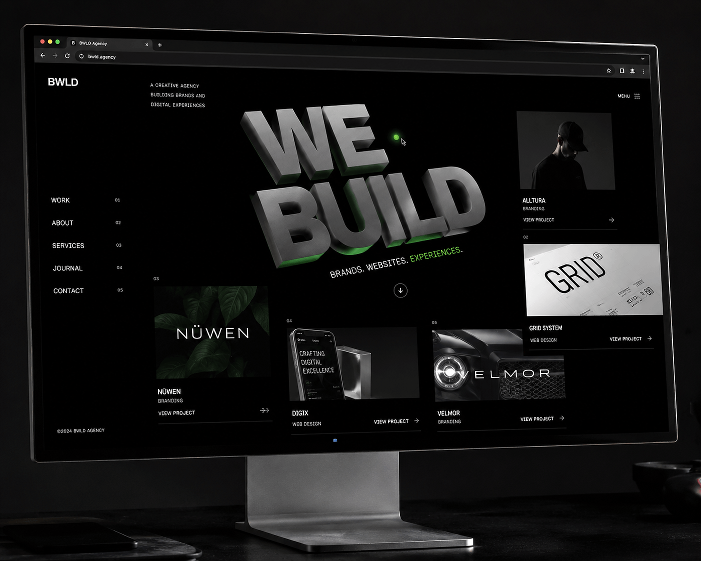 Digital & Agency — web design project 1