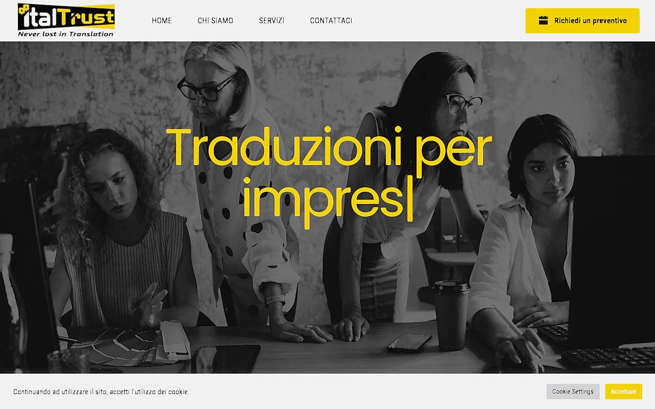 ItalTrust — web design project 2